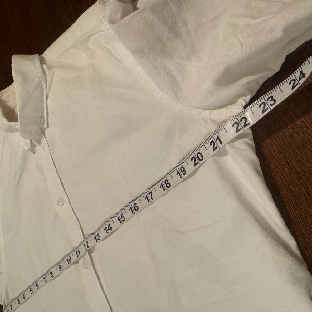 samsoe & samsoe white button up - image 6